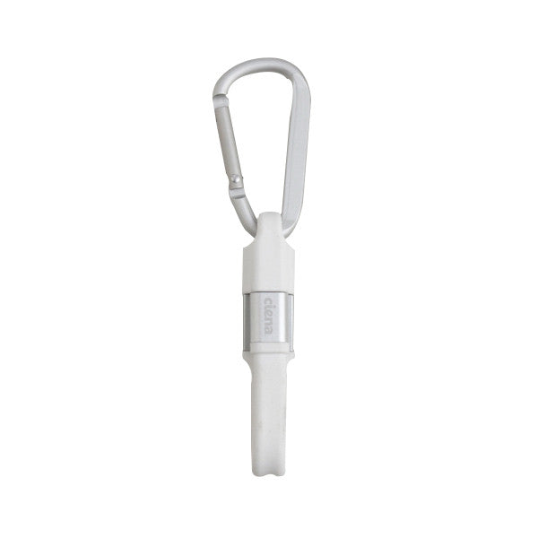 MFi-Certified Lightning Charge & Sync Cable w/Carabineer