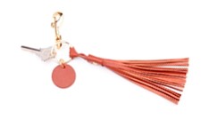 Leather Tassel Key Fob