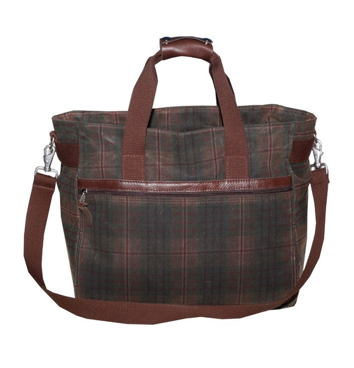 Outback Wax Tote - Plaid