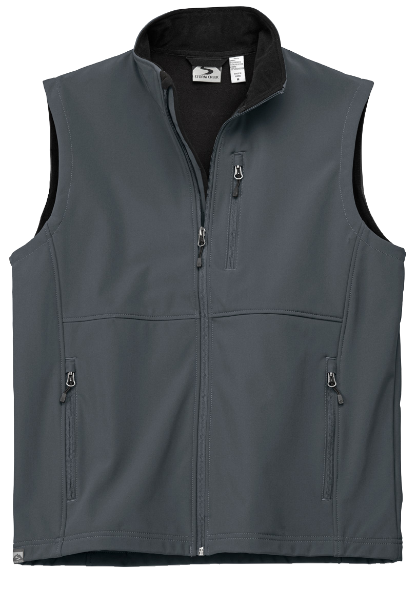 Men's Microfleece Lined Softshell Vest