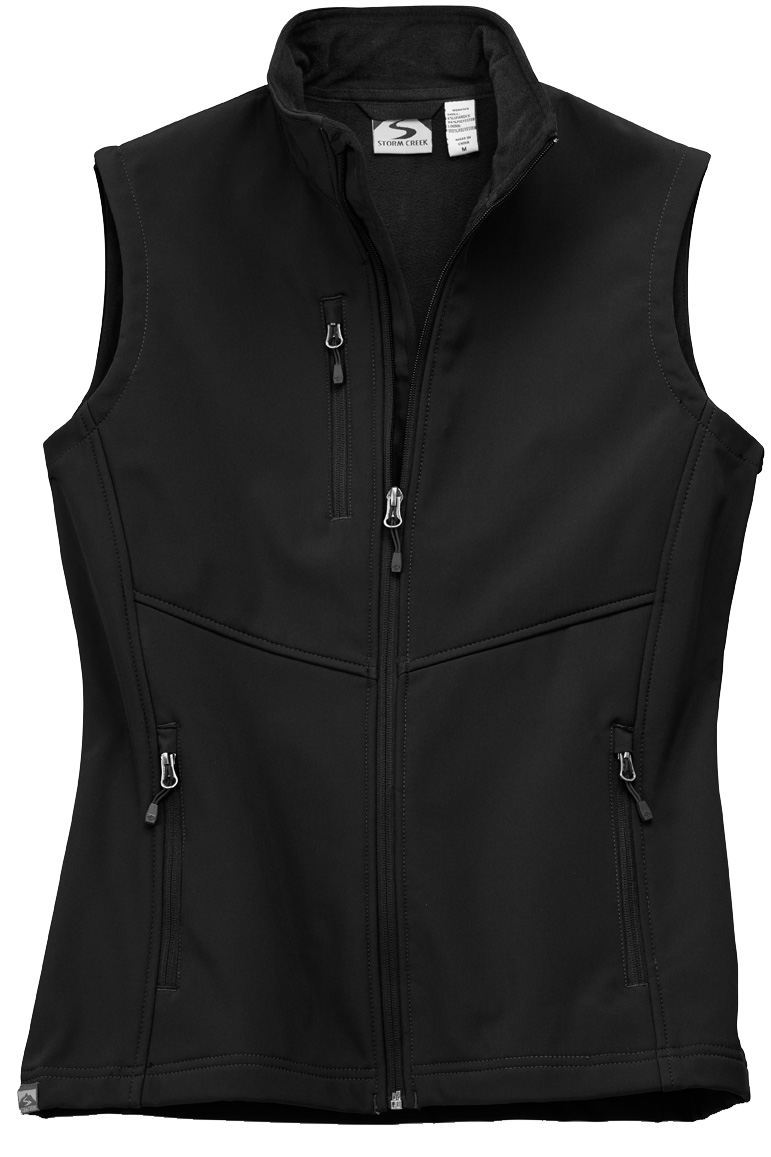 Women's Microfleece Lined Softshell Vest