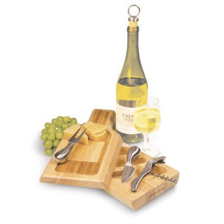 Silhouette Wine And Cheese Board