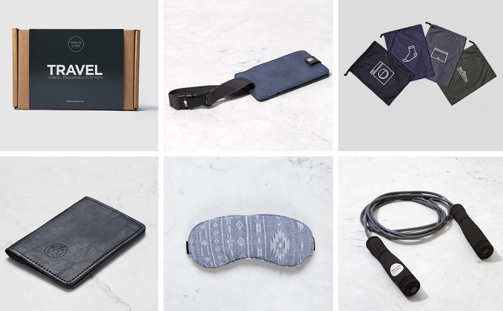 Travel Essentials for Men Kit