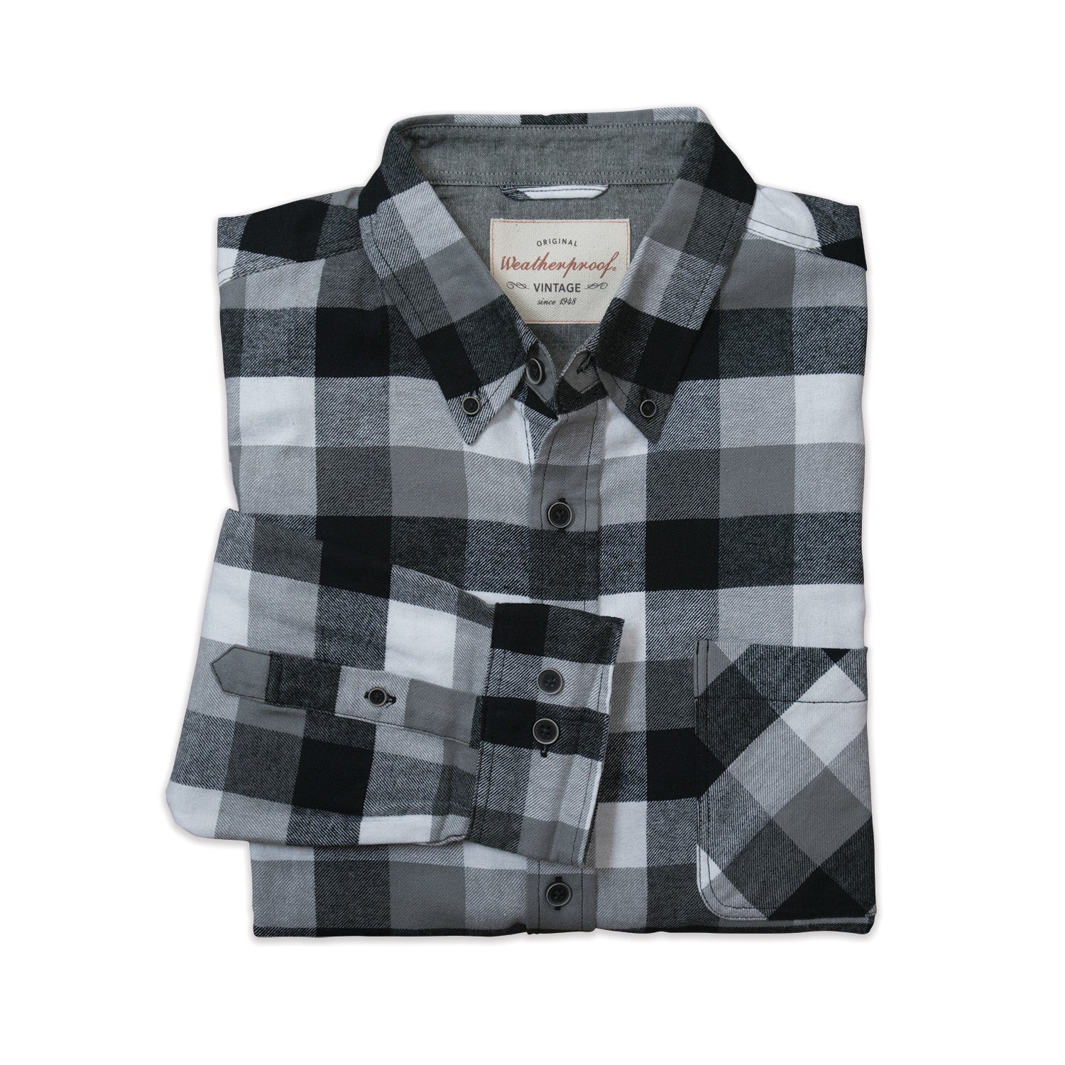 Vintage Men's Brushed Flannel Shirt