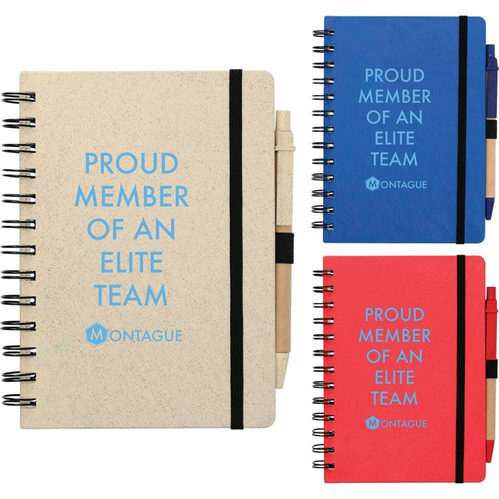Wheat Straw Notebook With Pen
