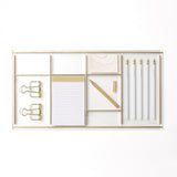 Russell+Hazel Acrylic & Brass Desk Tray