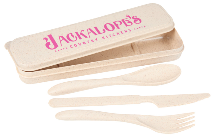Bamboo Fiber Cutlery Set