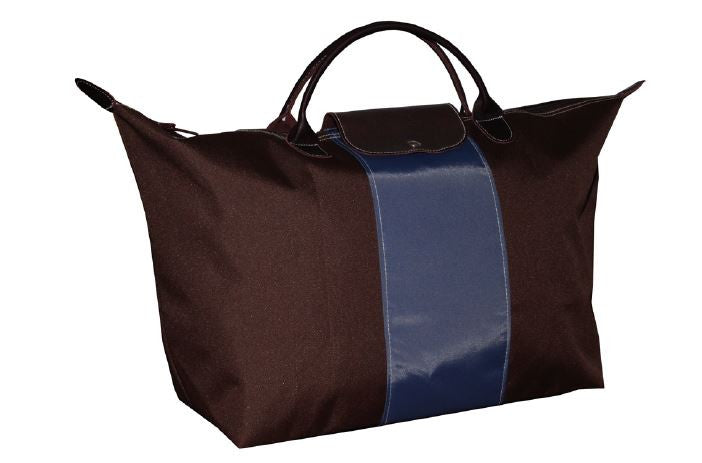 Compact Tote with Stripe - Large
