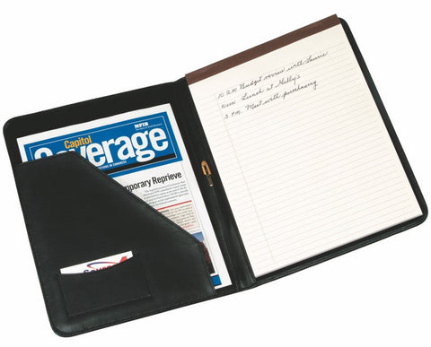 Deluxe Leather Writing Padfolio