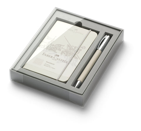 Faber-Castell Ambition Ballpoint Pen Set - White Sand