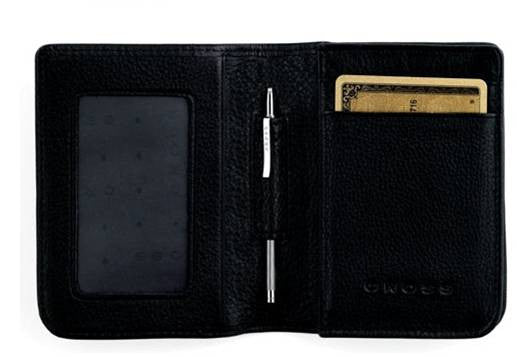 Leather Folded ID Card Case