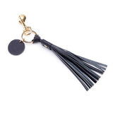 Leather Tassel Key Fob