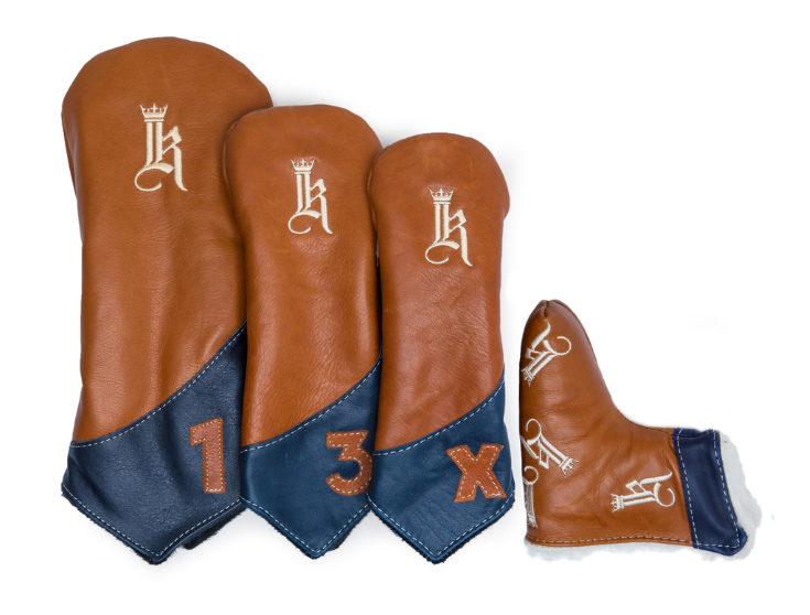Links and Kings Leather Head Covers