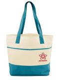 Mesh Bottom Beach Tote Bag