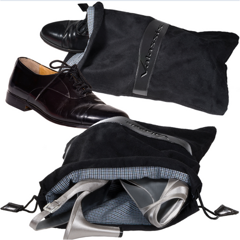 Suede Shoe Bag