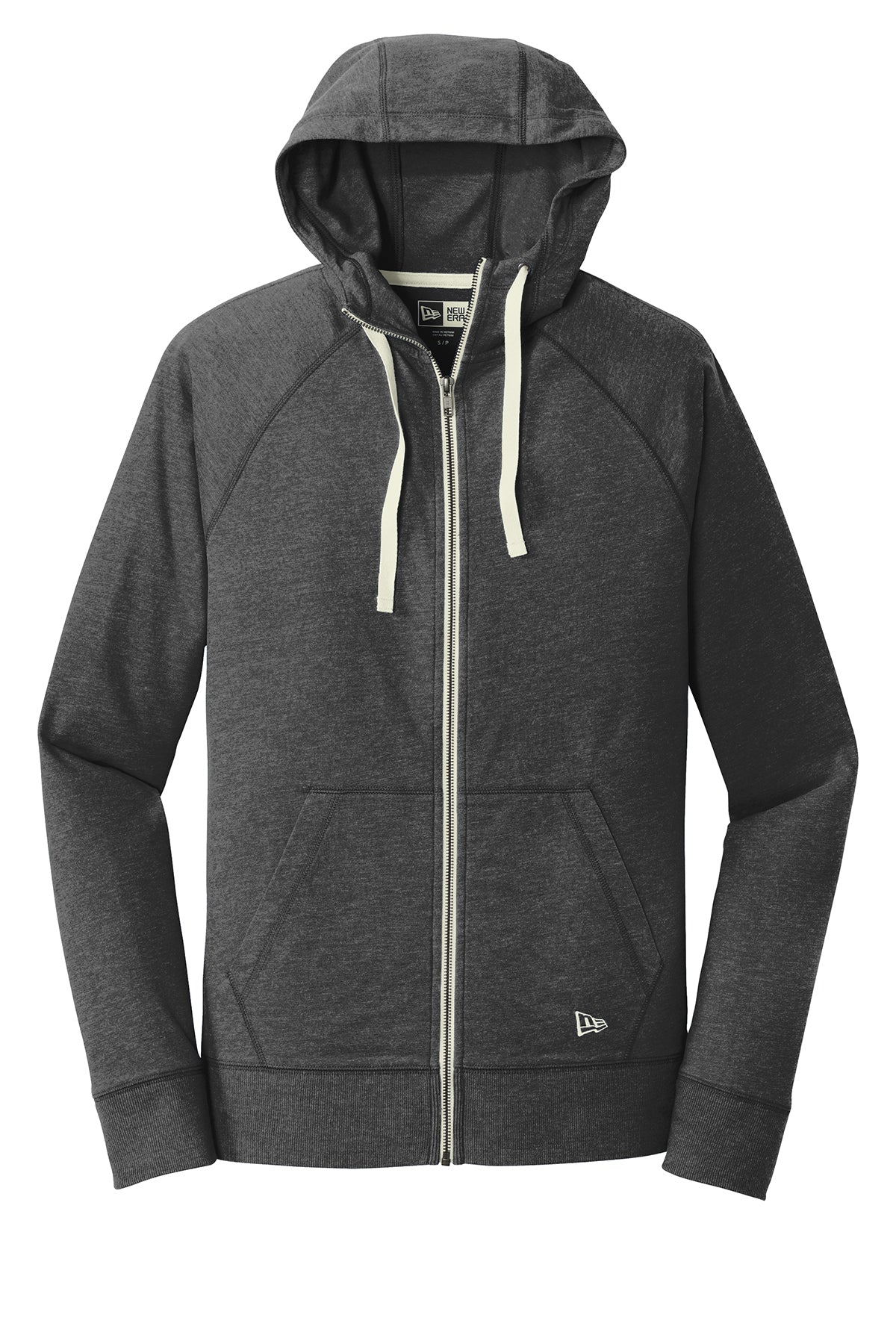 Men's Suede Cotton Full Zip Hoodie