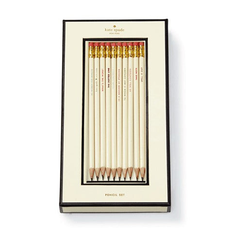 Kate Spade Pencil Set