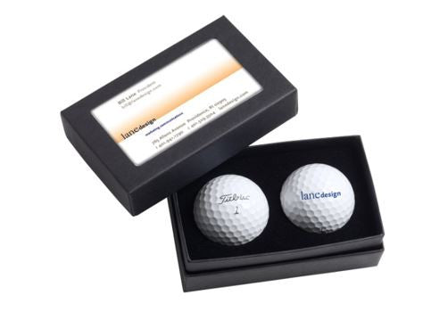 Titleist 2 Ball Business Card Box