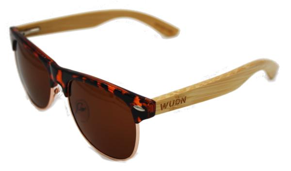 Women's Sunglasses - Tortoise Frame, Retroshade Bamboo Sunglasses