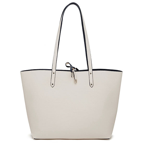 Reversible Leather Tote w/Built-in Charger