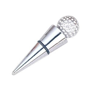 Silver-plated Golf Ball Stopper