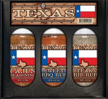 Texas Flag Boxed Spice Rubs