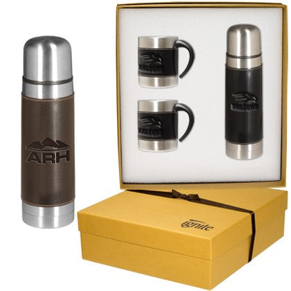Thermos & Coffee Cups Gift Set