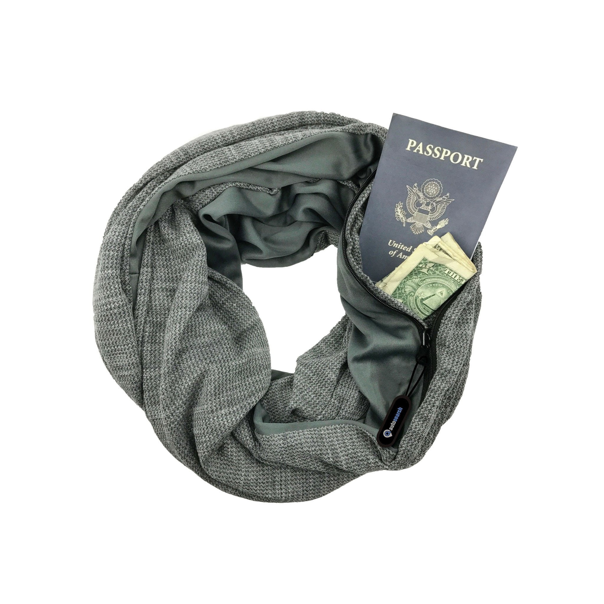 Wide Cut Pocket Infinity Scarf