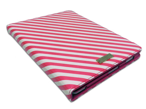 Kate Spade Candy Stripe iPad Folio – Pink/White