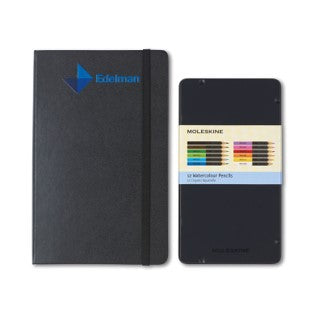 Moleskine Coloring Kit – Sketchbook and Watercolour Pencils