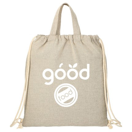 Recycled Cotton Drawstring Bag